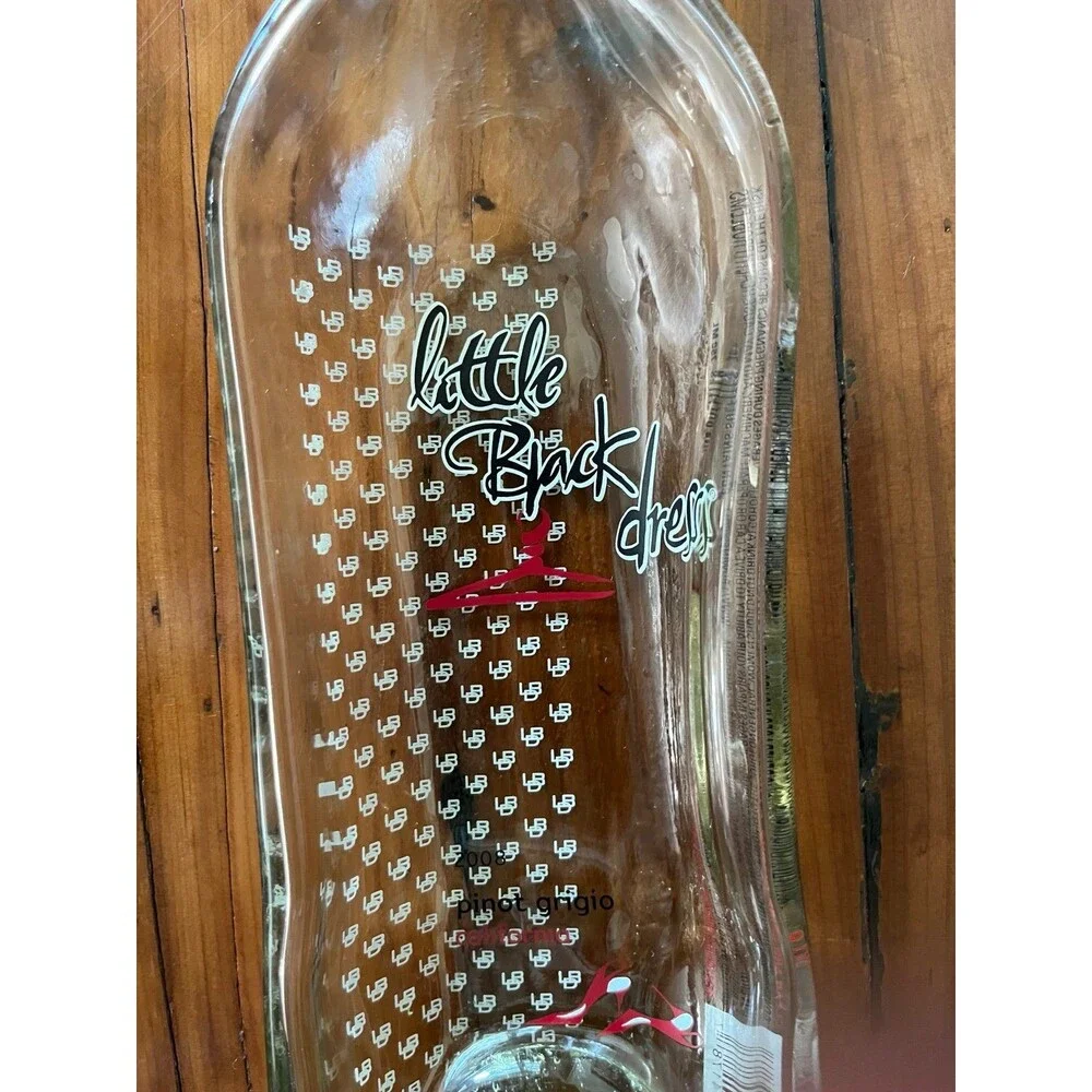 Melted Wine Bottle “Little Black Dress” spoon rest